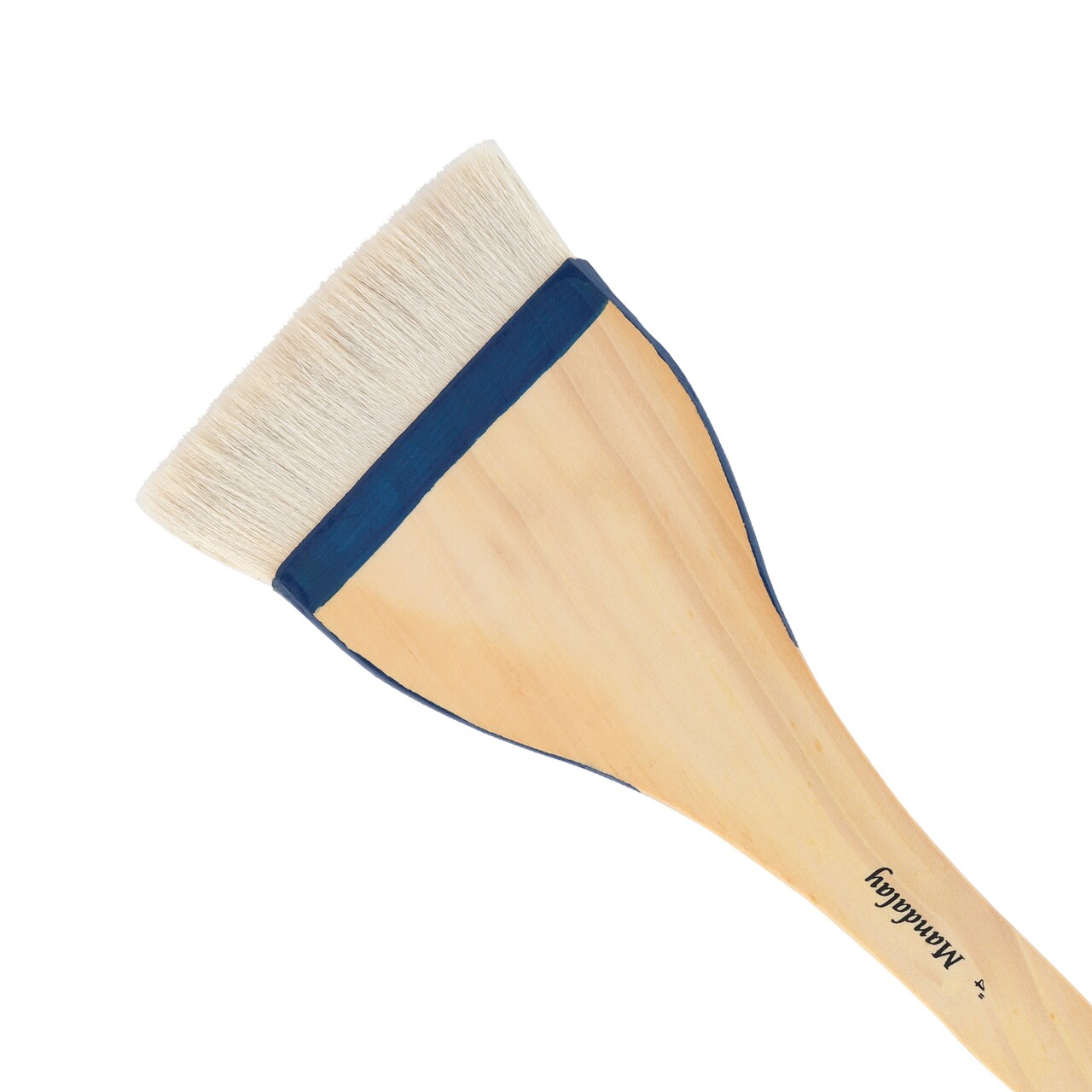 Creative Mark Mandalay Professional Goat Hair Hake Brush - Wide Paint Brushes with Paddle Handle for Professional Artists - Soft Natural Bristles Ideal for Sumi-e and Color Washes